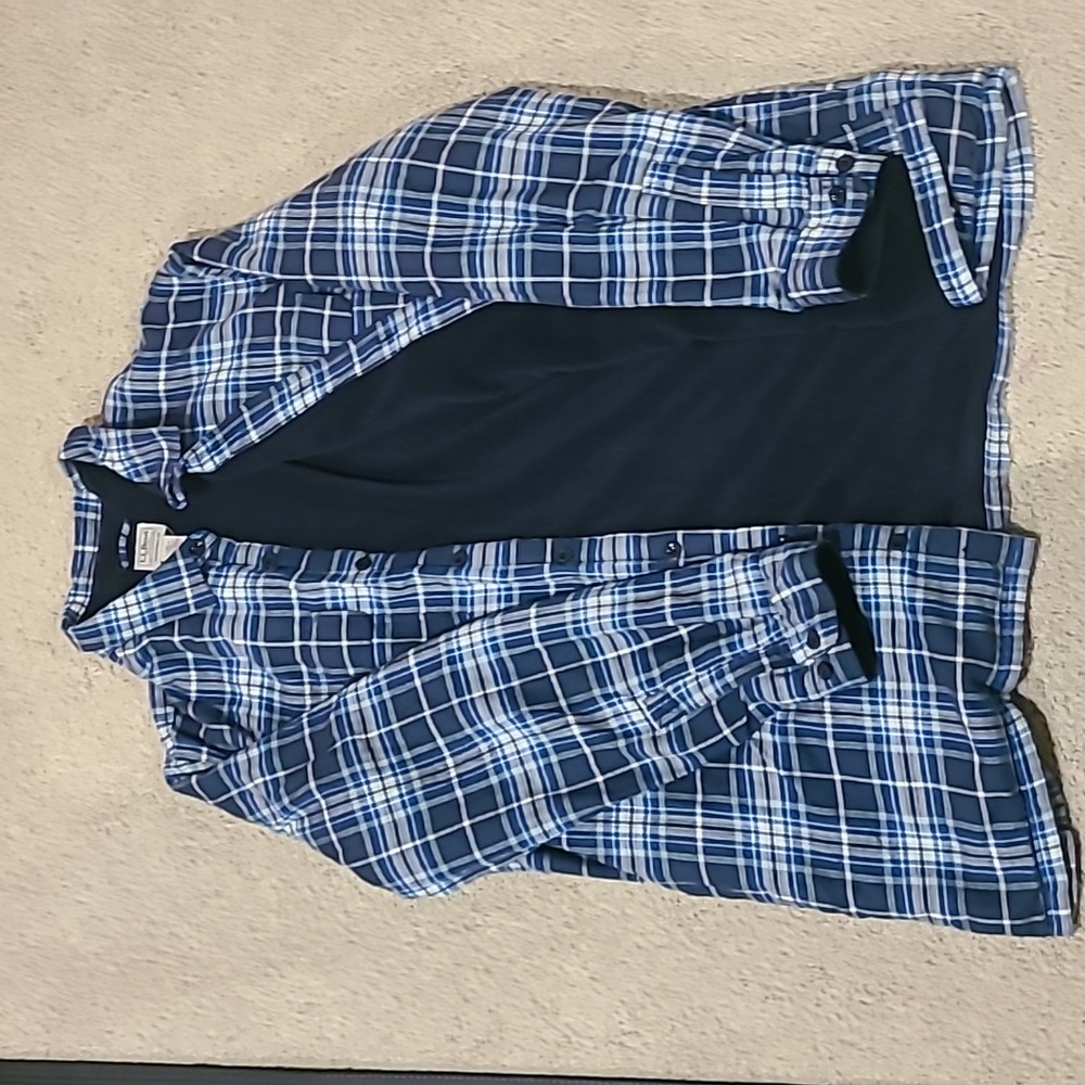 LL Bean fleeced lined men's flannel XXL Tall